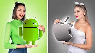 iOS Проти ANDROID. Якби Предмети Були Людьми!