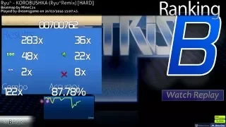 Osu! #13 Ryu KOROBUSHKA - RyuRemix [HARD]