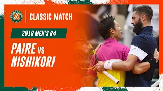🇯🇵 Nishikori vs Paire 🇫🇷 2019 Men's Round 4 | Roland-Garros Classic Match