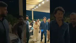 Mahesh Babu & Namrata Shirodkar at a Marriage event in Hyderabad