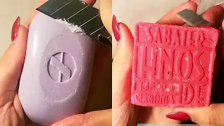 ASMR Soap Cutting | Dry Soap Carving Relaxing Sounds | Soap ASMR Satisfying Video