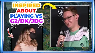 EG Inspired About Playing vs G2 Jankos / DK Canyon / JDG Kanavi [FUNNY]