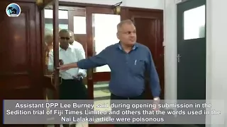Fiji Times Sedition Trial [30-Apr-2018]