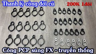 Tổng Hợp 6 mẫu còng PCP / Còng FX bắt nòng - Còng FX bắt giảm thanh - Còng Truyền Thống / Giá Ưu Đãi