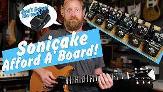 SONICAKE AFFORD-A-BOARD - Wah/Envelope/Dist/Chorus/OD/Mod/Verb - #affordaboard #60cyclehum