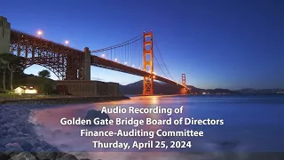 Finance-Auditing Committee - April 25, 2024