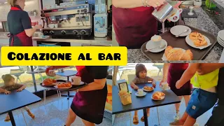 colazione al bar |breakfast at itlian café | how to make breakfast at bar |coffee maker | vlog