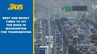 Thanksgiving traffic charts: Best and worst times to hit the road