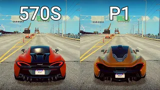 NFS Heat: McLaren 570S vs McLaren P1 - Drag Race