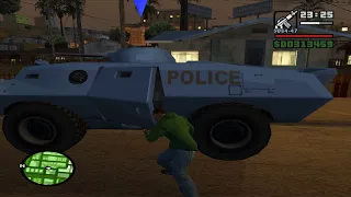 GTA San Andreas - How to Obtain & Keep the SWAT Tank (Only Possible Method)