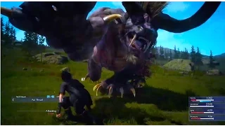 FINAL FANTASY XV EPISODE DUSCAE - Killing Behemoth(No Summon)Part 1