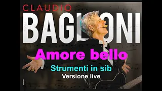 Amore bello - TROMBA, SAX TENORE e CLARINETTO.