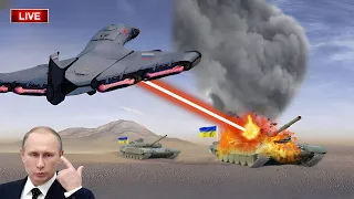 News! Brutal Attack by Russian Stealth Fighter Jet Successfully Destroys Ukrainian Tank Convoy -ARMA