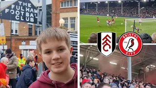 AWAY END LIMBS, PYROS & 8 GOAL THRILLER | Fulham 6-2 Bristol City