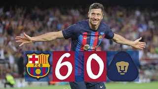 HIGHLIGHTS: BARCELONA 6-0 PUMAS I GAMPER TROPHY