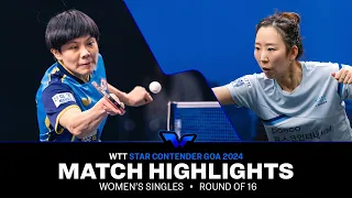 Ha Eun Yang vs I-Ching Cheng | WS R16 | WTT Star Contender Goa 2024