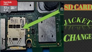 how to replace change any mobile phone memory sd card holder slot jacket