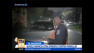 Bukele anuncia otra ofensiva contra pandillas