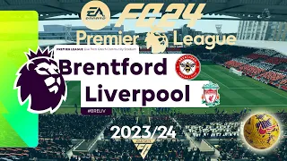 FC 24 Brentford vs Liverpool | Premier League 2024 | PS4 Full Match