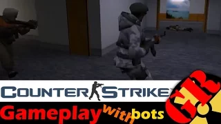 Counter-Strike v1.6 gameplay with Hard bots - Office - Terrorist