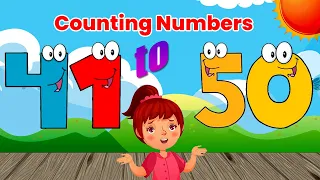 Counting Numbers (41 - 50) | Learn To Count from 41 to 50 Numbers - Kindergarten