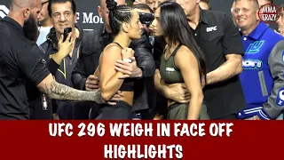 Full UFC 296 Weigh in Face Off Highlights