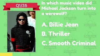 👑🕺ULTIMATE Michael Jackson Fan Quiz | Test Your MJ Knowledge!