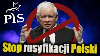 Kaczyński robi z Polakami to, co Putin z Rosjanami. Stop rusyfikacji Polski. Jan Piński