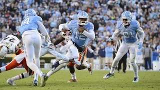 UNC Football: Marquise Williams Rushes for 3 TDs vs. Miami