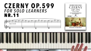 Czerny op.599 nr.11 Piano Tutorial | Practical Method for Beginners