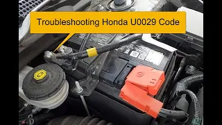 Troubleshooting Honda U0029 Code: Vehicle Communication Bus A Performance