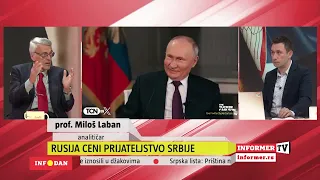 INFO DAN - Gost zaplakao zbog Putina, a onda detaljno opisao istoriju prijateljstva Rusije i Srbije