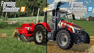 Farming Simulator 22 VS Farming Simulator 19 | *NEW* Gameplay Comparison