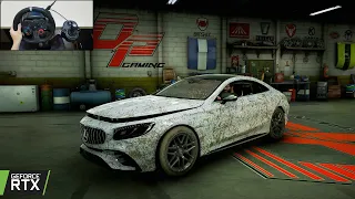 GTA 5 - Rebuilding a Mercedes-Benz AMG S63 Coupe - Logitech G29 Gameplay