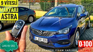 9 VİTESLİ 3 SİLİNDİRLİ 2020 OPEL ASTRA K SÜRDÜM|1.6 136HP LİK KADAR GİDİYOR MU?|1.5D 122hp| 213.000₺