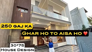 Inside a Modern Design 250 Sq Yard 5 BHK Duplex House | House Sale in Mohali | 30*75 House Plan