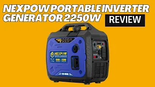 NEXPOW Portable Inverter Generator 2250w Review