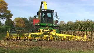Maïs 2011 | John Deere 7750i met 12 rijer Kemperbek | Fendt tractoren | Loonbedrijf van Kessel