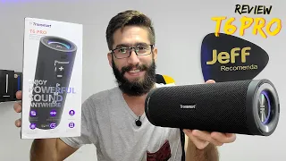 Caixa de som Tronsmart T6 PRO 45W com BATERIA de 10.400 Mah e graves Top! (Análise Completa)