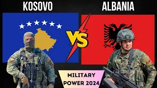 ALBANIA vs KOSOVO Military Power Comparison 2024