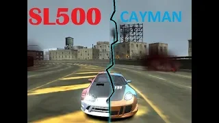 NFS Most Wanted , Porsche Cayman VS Mercedes SL 500