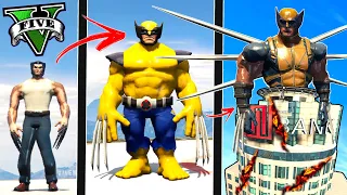 ATUALIZEI o WOLVERINE até o WOLVERINE DEUS no GTA 5 ! ( GTA V Mods )