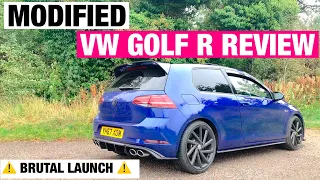 I REVIEW A MODIFIED VW GOLF R 7.5 UK | Launch Control | Owners Review | Modifications | Exhaust