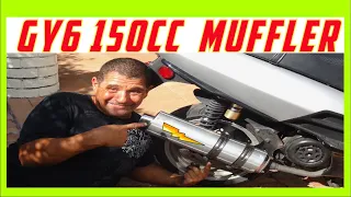 How To Replace Chinese Scooter Muffler