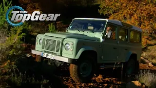 La Land Rover Defender grimpe aux arbres l Essai Top Gear