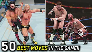 Top 50 Best Moves In The Game!! WWE 2K22 Countdown