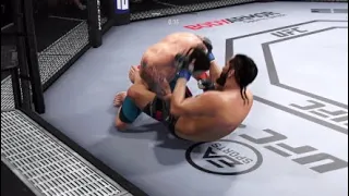 UFC 4 predicts UFC 272 (Jorge Masvidal vs Colby Covington)