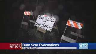 Burn Scar Evacuations in Placer County