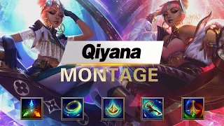 北枫/BeiFeng Qiyana Montage | Best Qiyana Plays