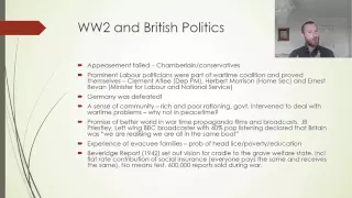 Britain in 1945 and the creation of the welfare state